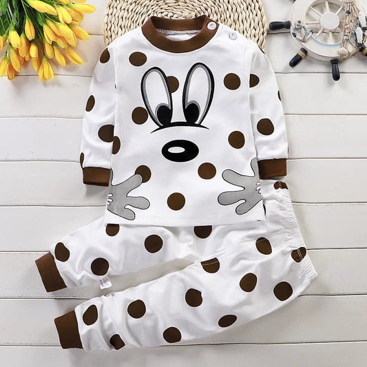 Kids Clothes Children Sets Children's Clothing Boys Girls Cotton Cartoon Autumn winter Clothing Pants Sleepwear Underwear