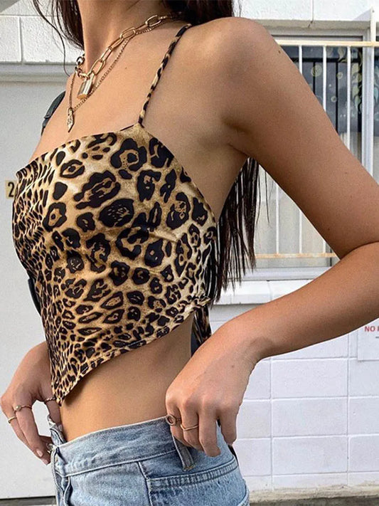Leopard Pattern Tank Tops