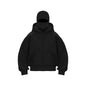Men's Double Hat Mask Zipper Design Winter Windproof Hoodie Sports Jacket Outdoor Activities Hiking Travel Running Sweatshirt ﻿