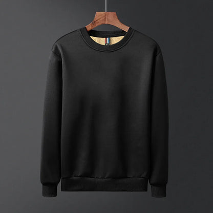 Autumn And Winter Warm Polar Fleece Pullover Men And Women Thickened Lamb Velvet Round Neck Casual Daily Life Sportswear