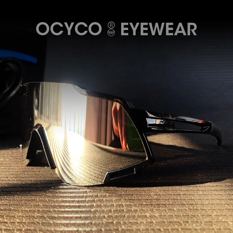 OCYCO New Rideing Oversized Steampunk Goggle Sunglasses Men Punk Sun Glasses Women Vintage Shades