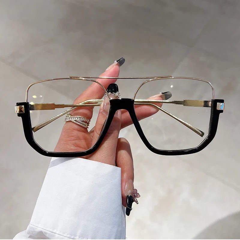 Sunglasses Retro Large Frame Net Red Glasses Ins Women's Sunglasses  Glasses Korean Sunglasses