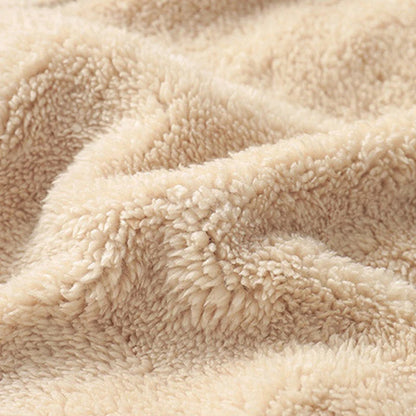 Autumn And Winter Warm Polar Fleece Pullover Men And Women Thickened Lamb Velvet Round Neck Casual Daily Life Sportswear