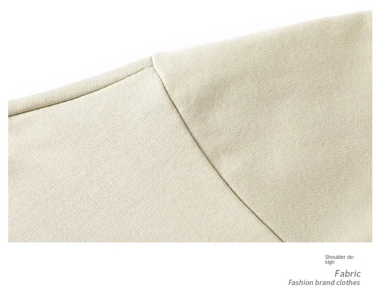 2024 Spring Autumn New Men Casual Sweatshirts Harajuku Loose Streetwear Tops O Neck Pullover Hoody Solid Mens Sweatshirts M-3XL