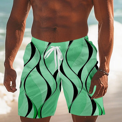 Hawaiian swimming trunks