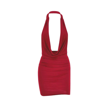 Sleeveless Bodycon Halter Dresses