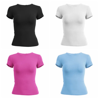 Short Sleeve T-shirt Slim Fit Tops