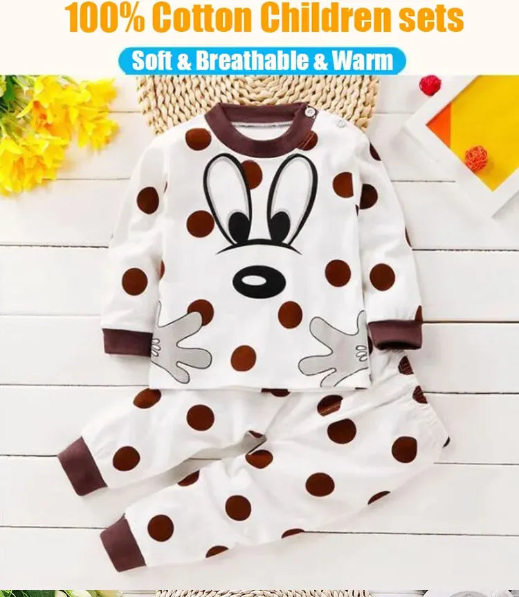 Kids Clothes Children Sets Children's Clothing Boys Girls Cotton Cartoon Autumn winter Clothing Pants Sleepwear Underwear