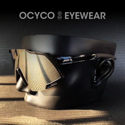 OCYCO New Rideing Oversized Steampunk Goggle Sunglasses Men Punk Sun Glasses Women Vintage Shades