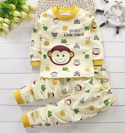 Kids Clothes Children Sets Children's Clothing Boys Girls Cotton Cartoon Autumn winter Clothing Pants Sleepwear Underwear