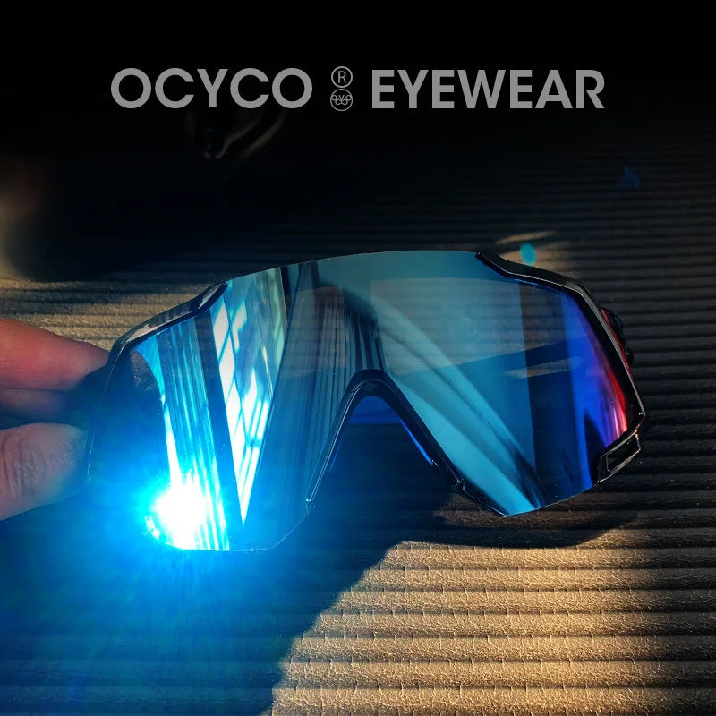 OCYCO New Rideing Oversized Steampunk Goggle Sunglasses Men Punk Sun Glasses Women Vintage Shades