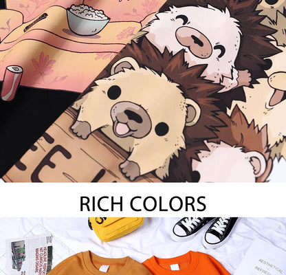 USA Basketballer Printed Street Casual Hoody Men Women Hip Hop Oversized Clothing Loose Warm Fleece Sweatshirts Couple Hoodies