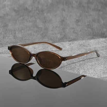 1 Pair of Y2K Style Classic Oval Frame Men's and Women's Fashionable Glasses Are Perfect for Casual Wear Photography