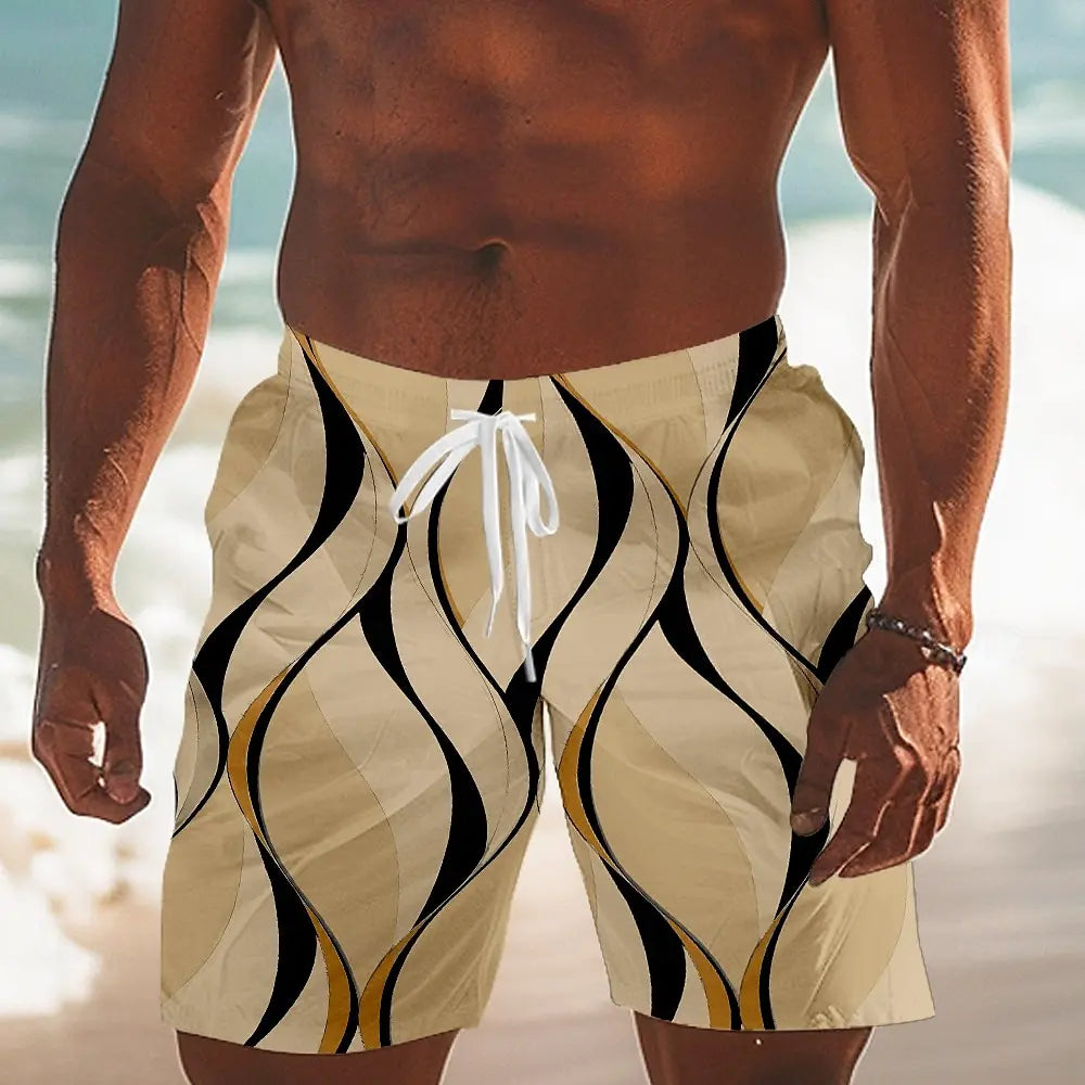 Hawaiian swimming trunks