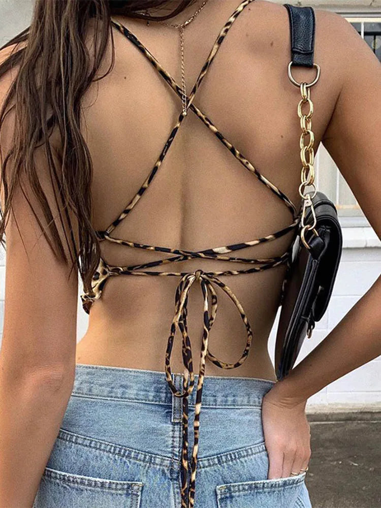 Leopard Pattern  Tank Tops