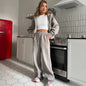 Casual Women's Tracksuit With Hat Zipper Full Sleeve Coat Loose Pants Solid Two Pieces Female Sets 2025 Autumn Sport Lady Suit