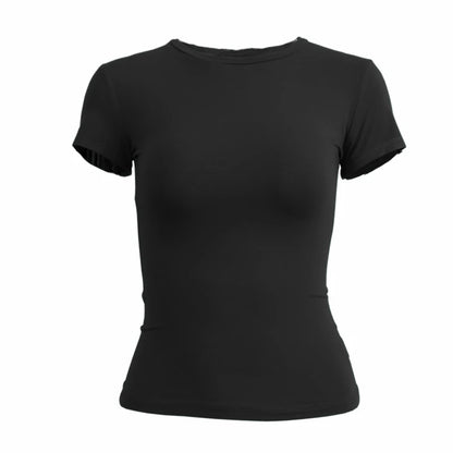 Short Sleeve T-shirt Slim Fit Tops