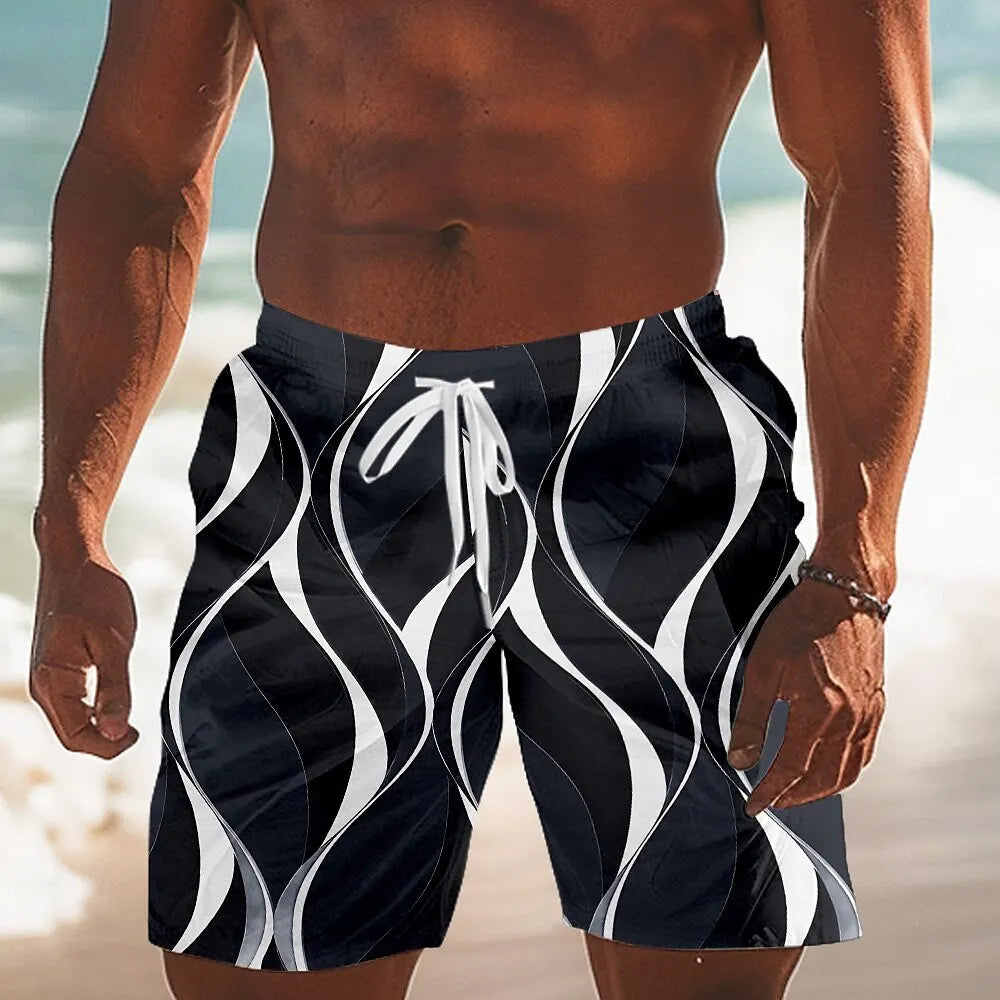 Hawaiian swimming trunks