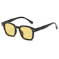 Popular Women's Sunglasses Trend Vintage Square Frame Black Yellow Sun Glasses Fashion Women Eyeglasses Ladies Eyewear
