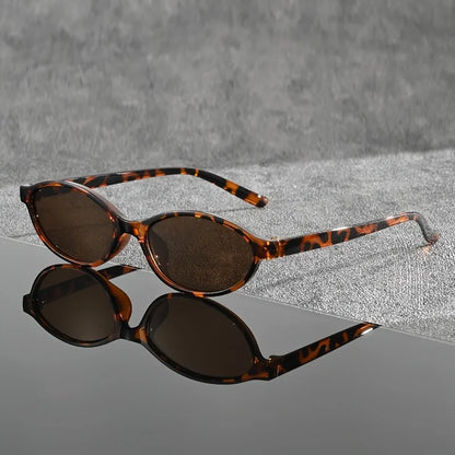 1 Pair of Y2K Style Classic Oval Frame Men's and Women's Fashionable Glasses Are Perfect for Casual Wear Photography