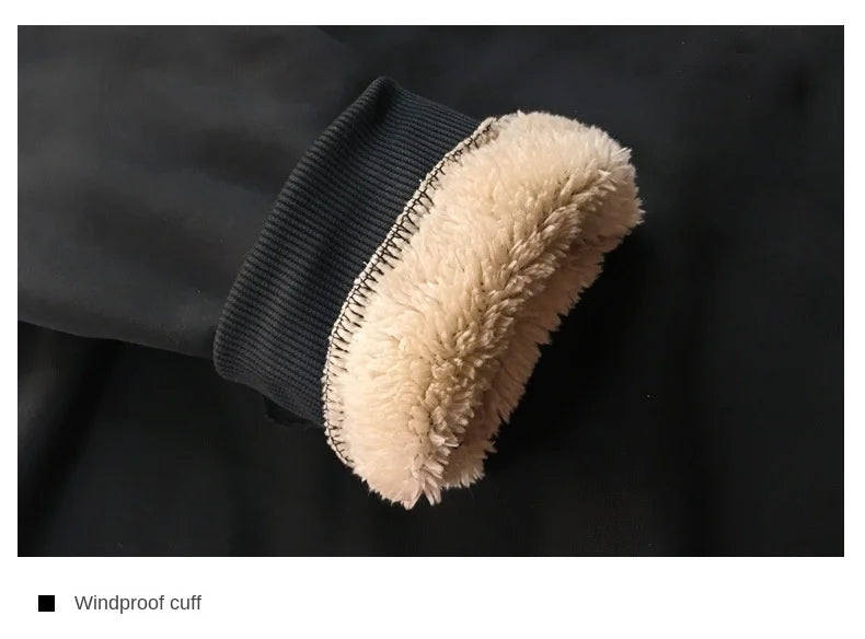 Autumn And Winter Warm Polar Fleece Pullover Men And Women Thickened Lamb Velvet Round Neck Casual Daily Life Sportswear