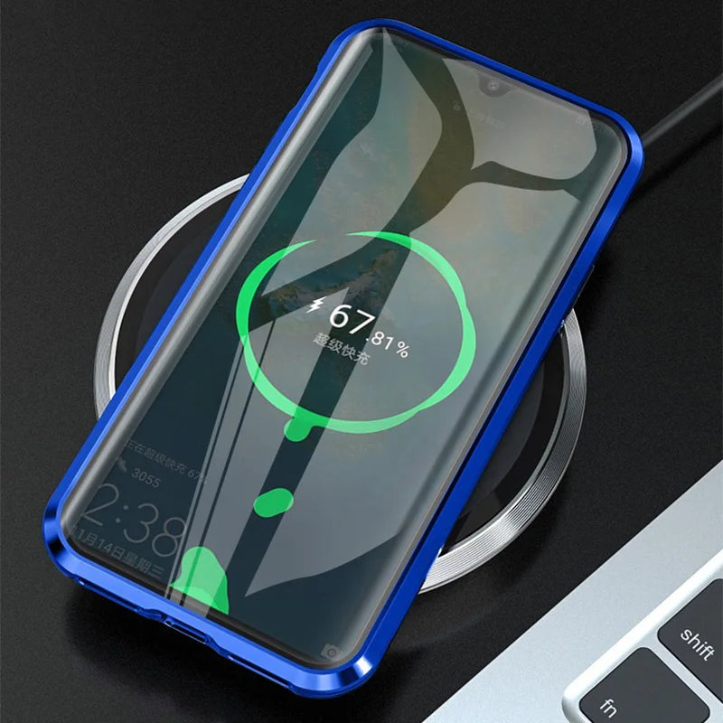 Anti-Peeping Privacy Protection Magnetic Case For iPhone 17 16e 16 15 11 14 12 13 Pro XS Max XR SE2 X 8 Double Glass Metal Cover
